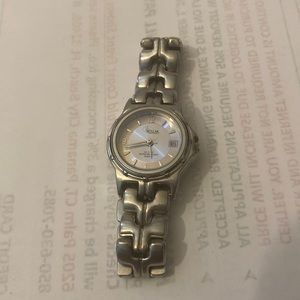 B U M vintage women’s watch silver water resistant to 100 feet